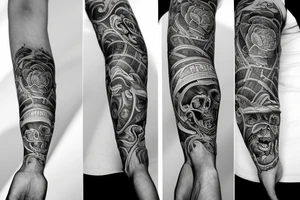 Sanduhr tattoo idea