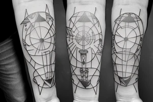 Sandglass tattoo idea