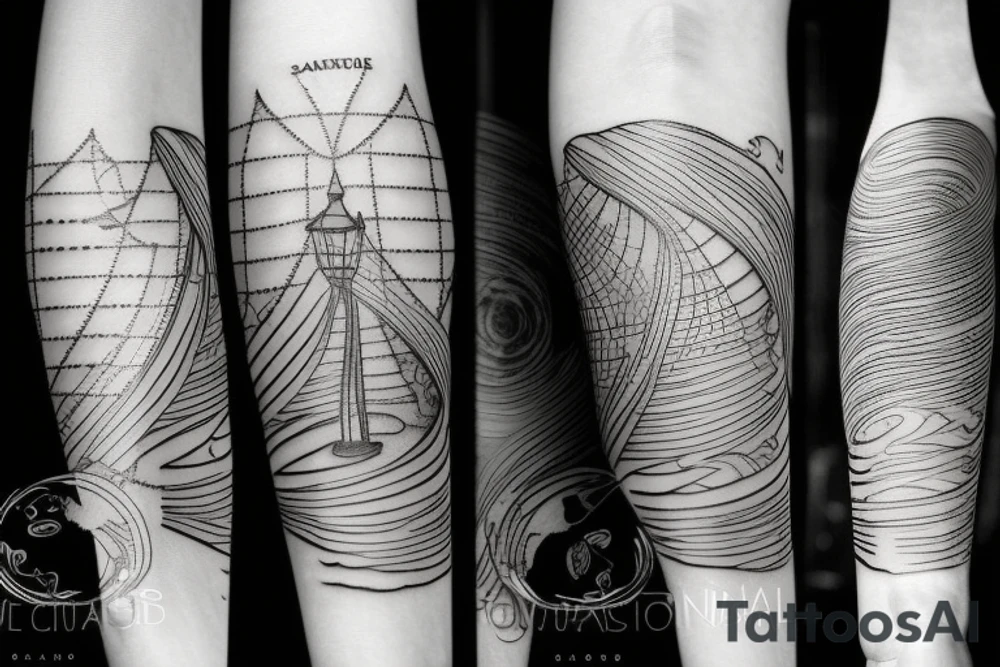 Sandglass tattoo idea