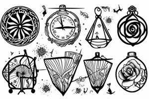 Sandglass tattoo idea