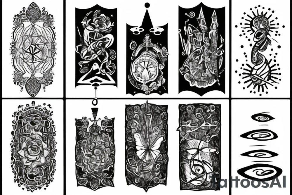 Sandglass tattoo idea