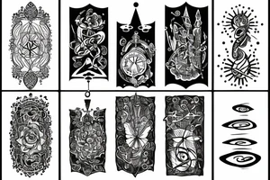 Sandglass tattoo idea