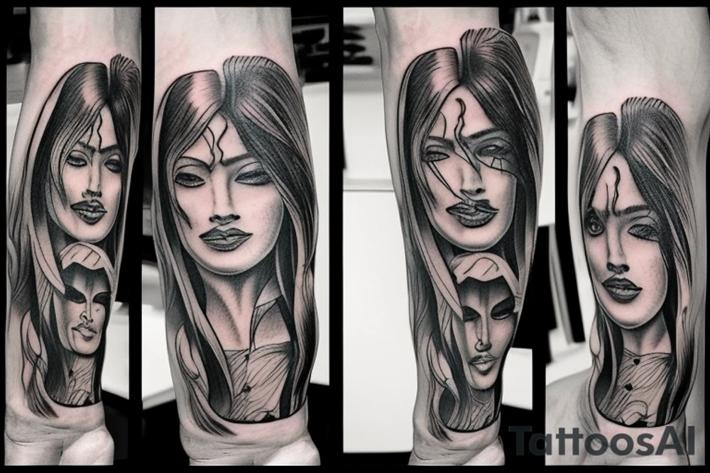 strip poker tattoo idea