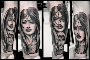strip poker tattoo idea