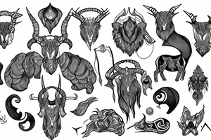 capricorn tattoo idea