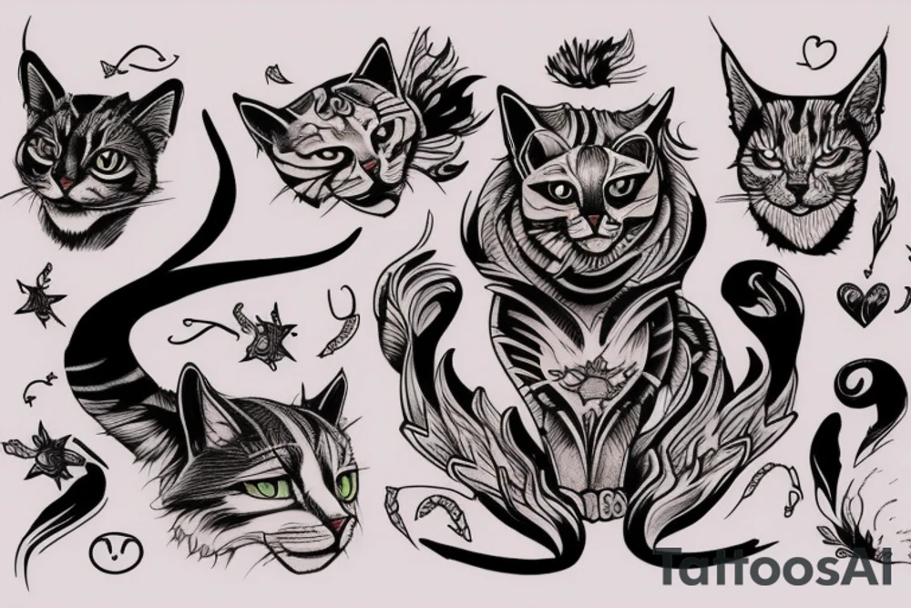 Warrior cat tattoo idea