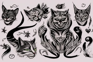 Warrior cat tattoo idea