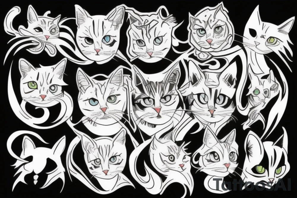 Warrior cat tattoo idea