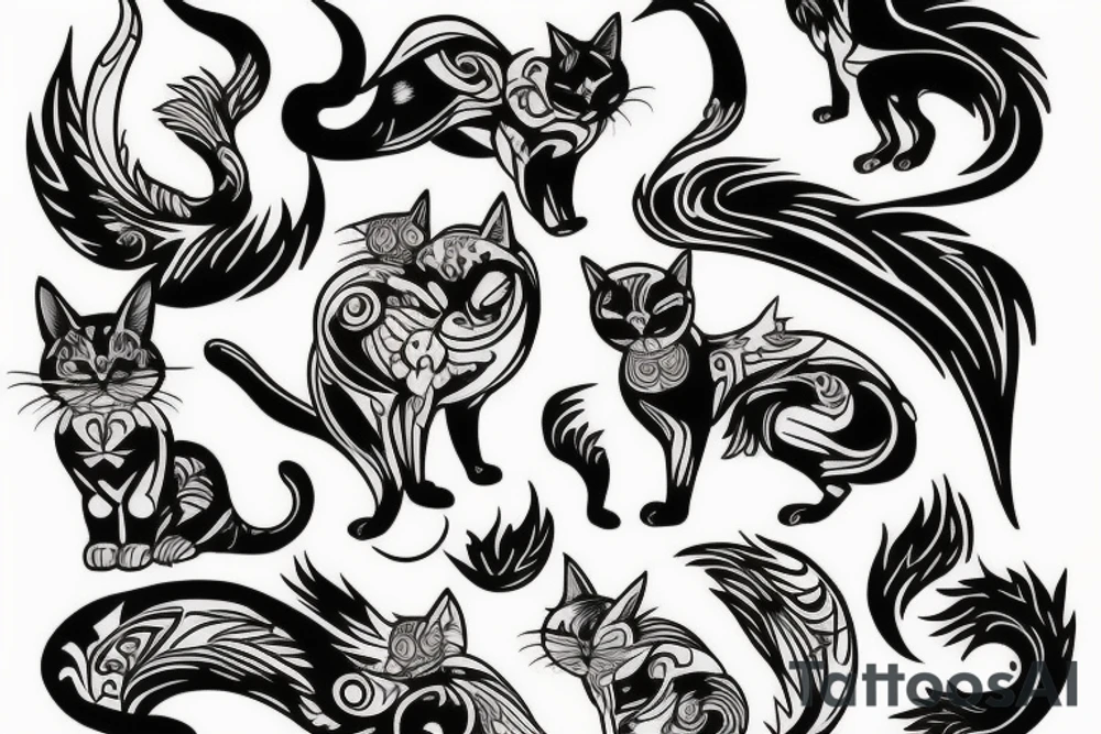 Warrior cat tattoo idea