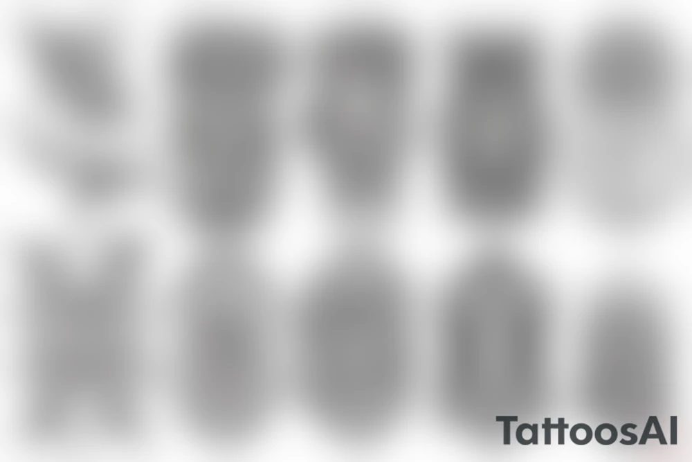 Tattoo mandala fin sans contour tattoo idea