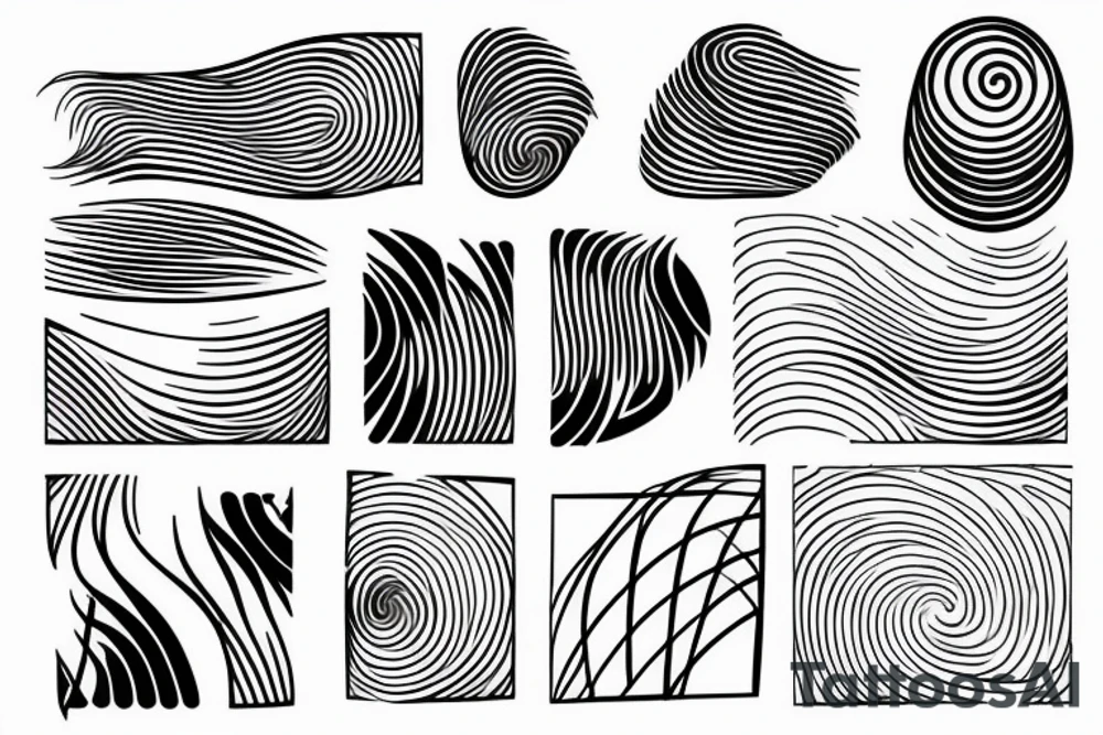 Minimalistic Hybrid or sound waves and a network tattoo idea