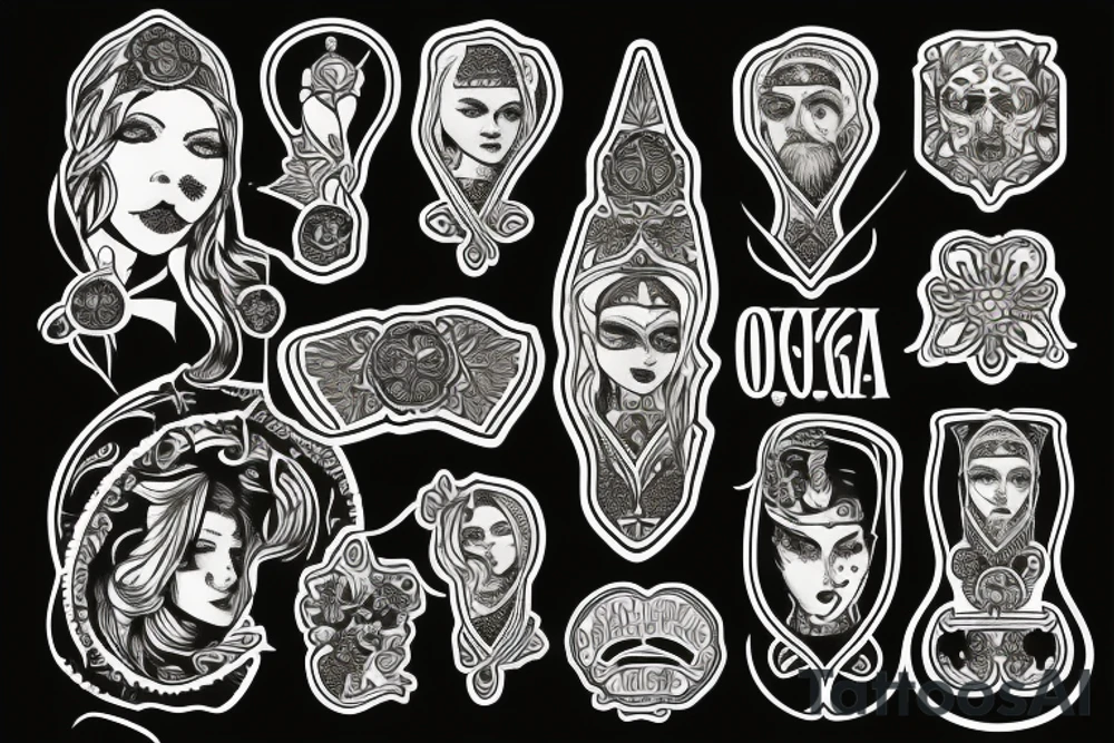 Olga of kiev tattoo idea