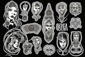 Olga of kiev tattoo idea
