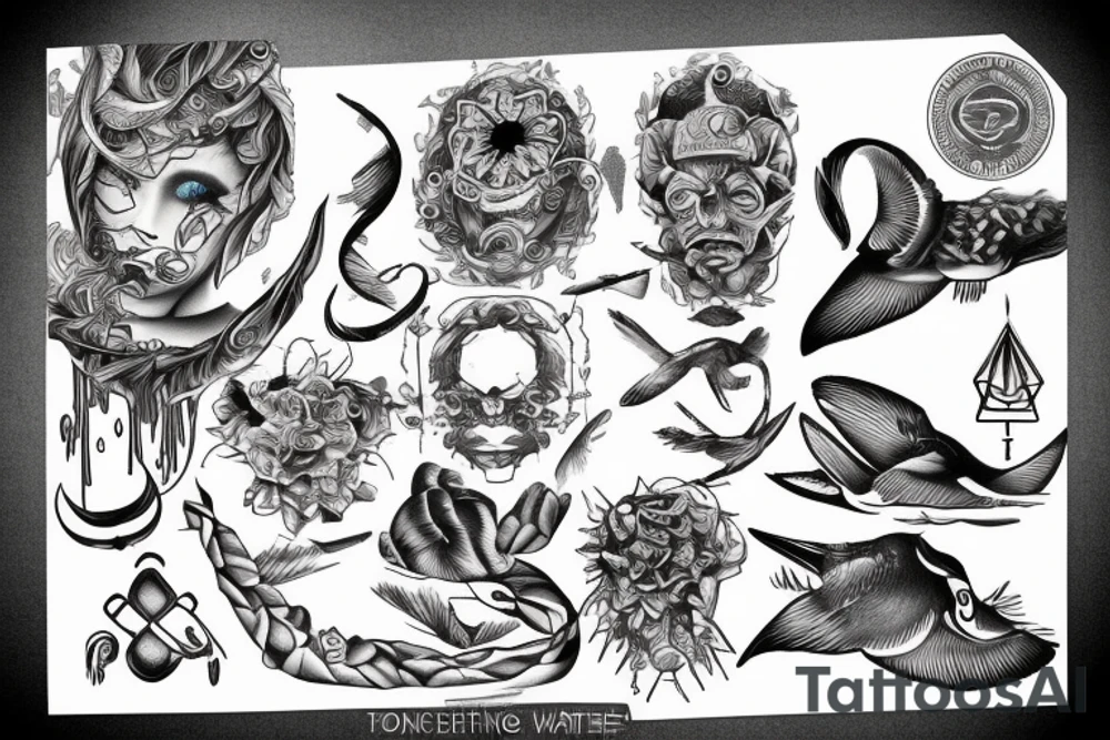 Meeting of the waters tattoo idea