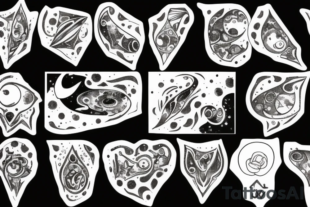 Galaxy tattoo tattoo idea
