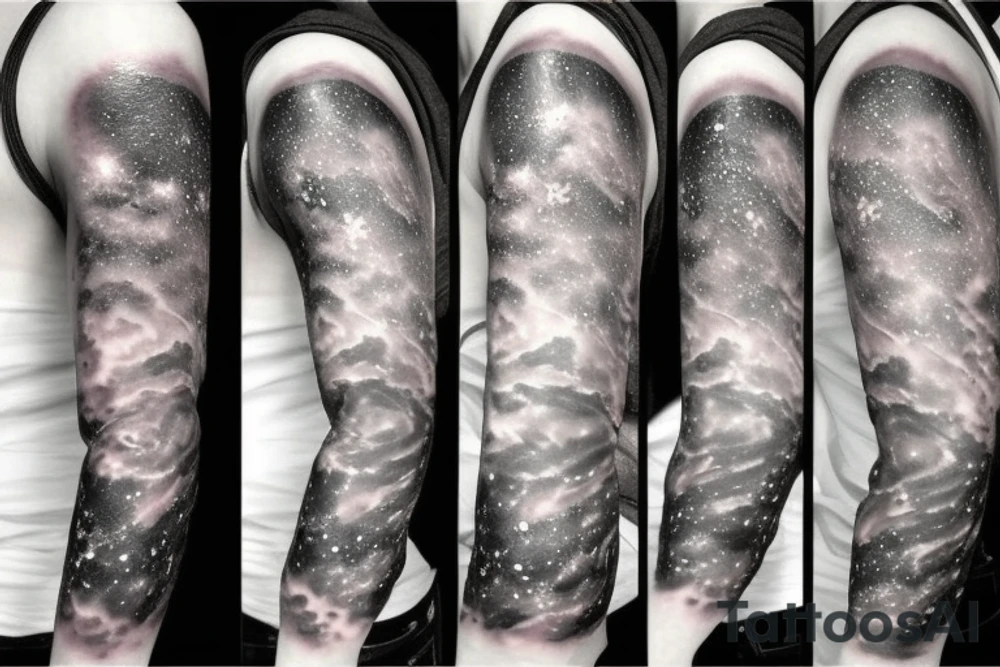 Galaxy tattoo tattoo idea