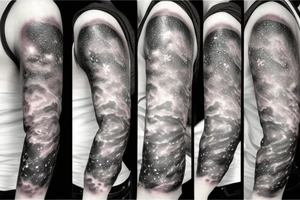 Galaxy tattoo tattoo idea