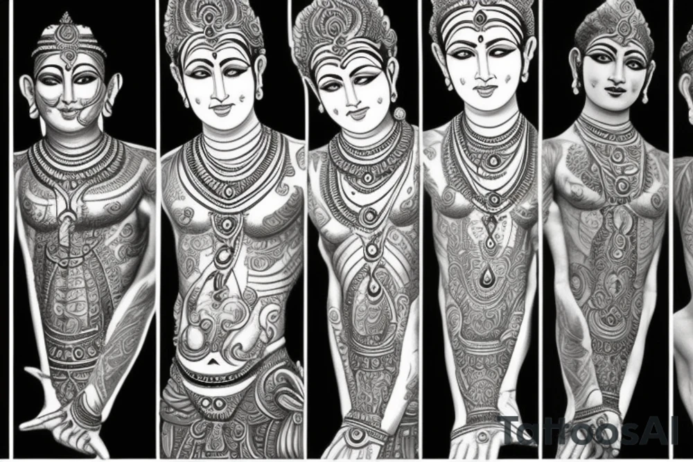 Hindu god tattoo idea