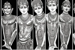 Hindu god tattoo idea