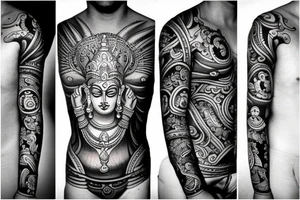 Hindu god tattoo idea