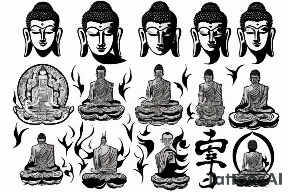 Buddhism tattoo idea