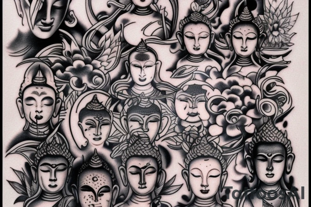Buddhism tattoo idea