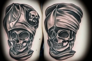 East Carolina pirate ship tattoo idea
