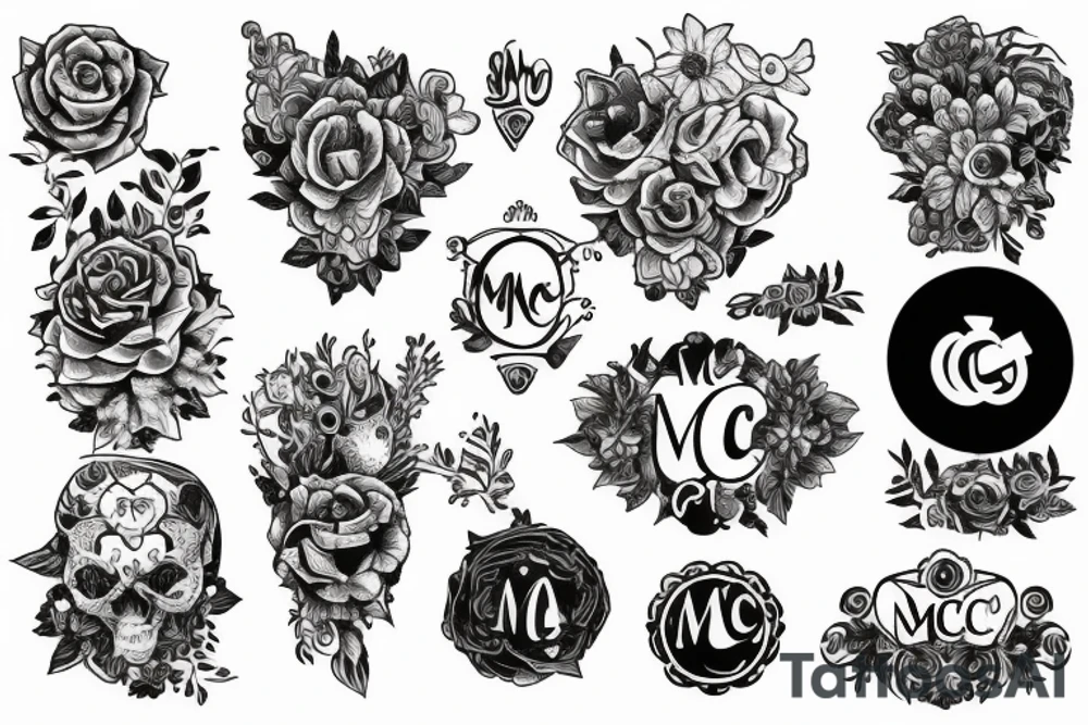 Initials MCA tattoo idea
