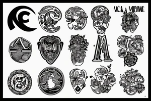 Initials MCA tattoo idea
