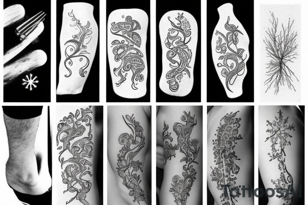 snow tattoo idea