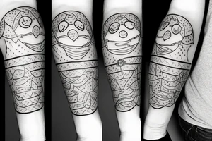 snowman tattoo idea