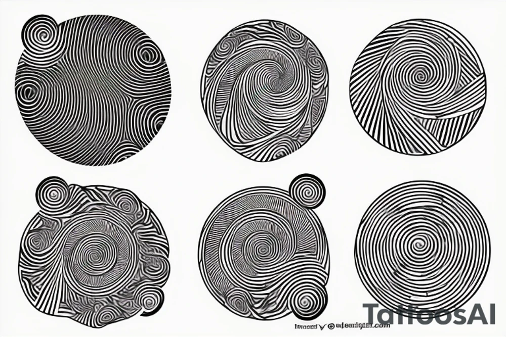 Music oscillation tattoo idea