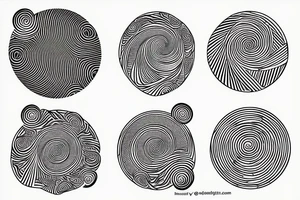 Music oscillation tattoo idea