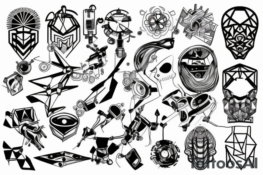 Techno tattoo idea