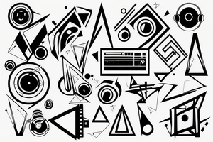 Electronic music tattoo idea