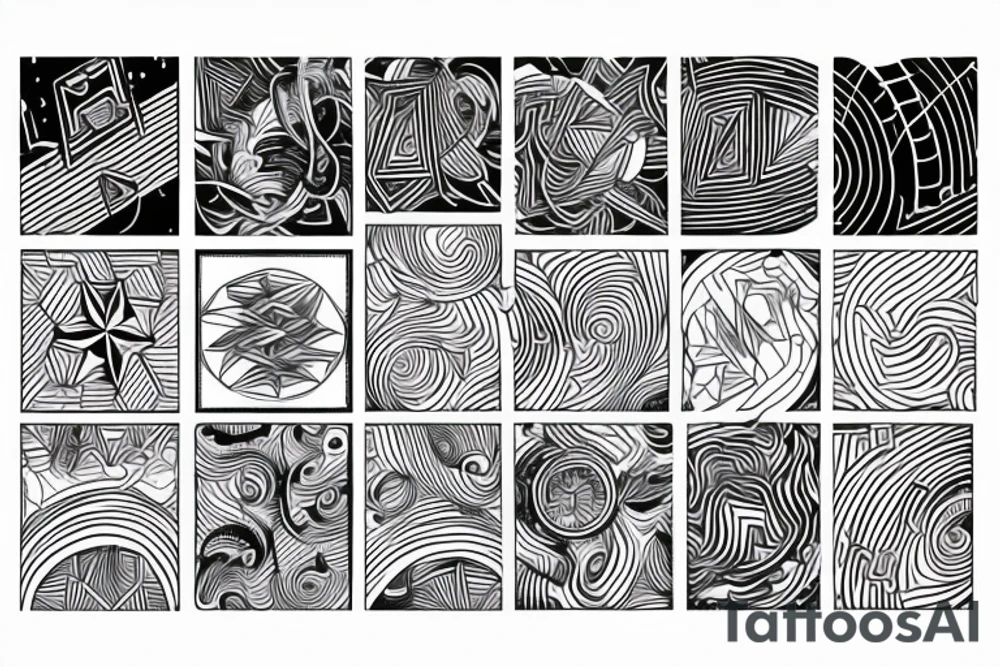 Sound visualisation tattoo idea