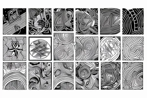 Sound visualisation tattoo idea