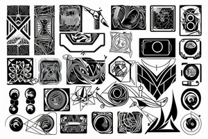 Sound visualisation tattoo idea