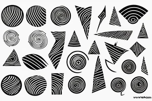 Fine line Sound visualisation tattoo idea