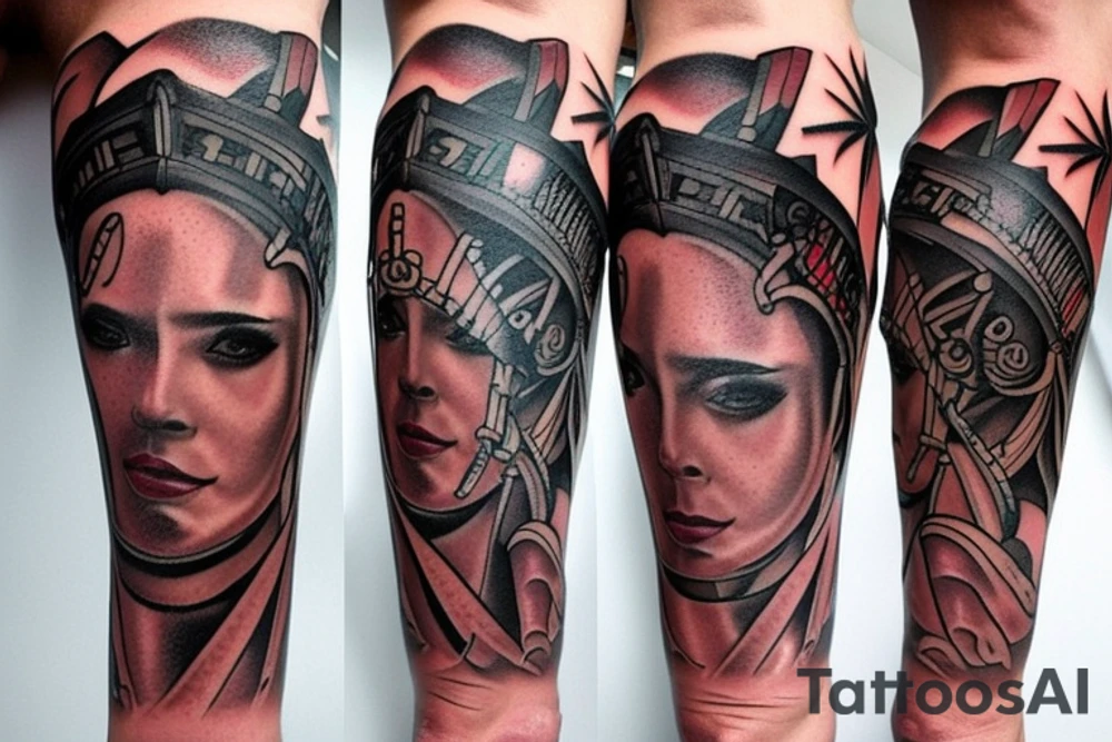 gladiator leg tattoo tattoo idea