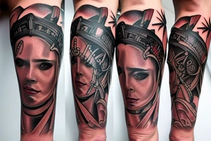gladiator leg tattoo tattoo idea