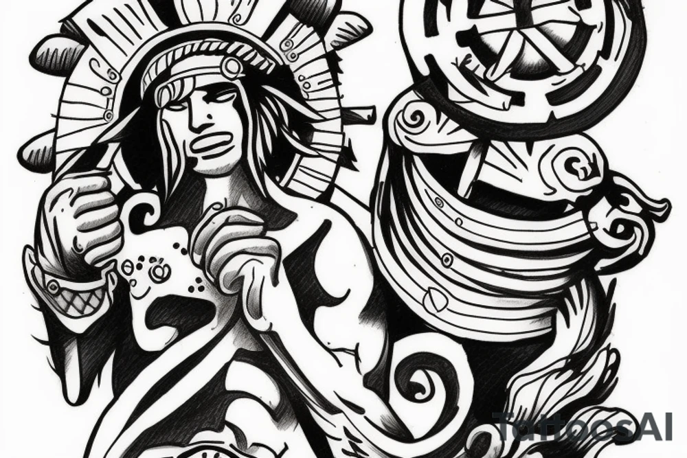 portgas d. ace tattoo tattoo idea