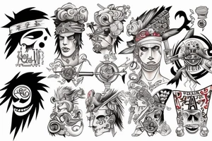 portgas d. ace tattoo tattoo idea