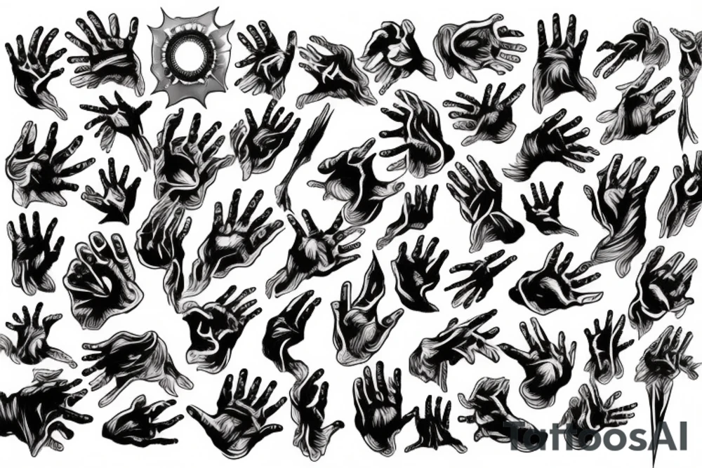 hand casting fireball tattoo tattoo idea
