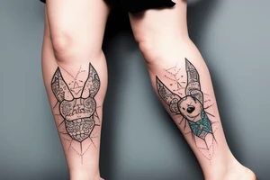 sunbear leg tattoo tattoo idea
