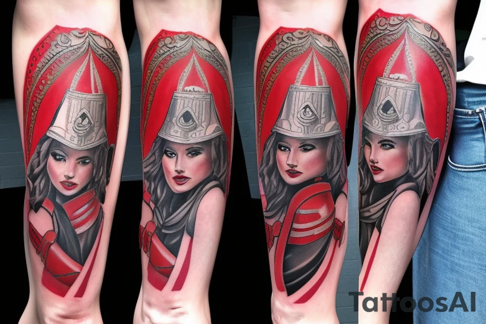 Praetorian Guard leg tattoo tattoo idea