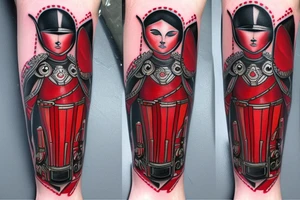 Praetorian Guard leg tattoo tattoo idea