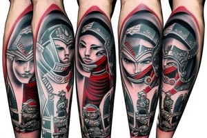 Praetorian Guard calve tattoo tattoo idea