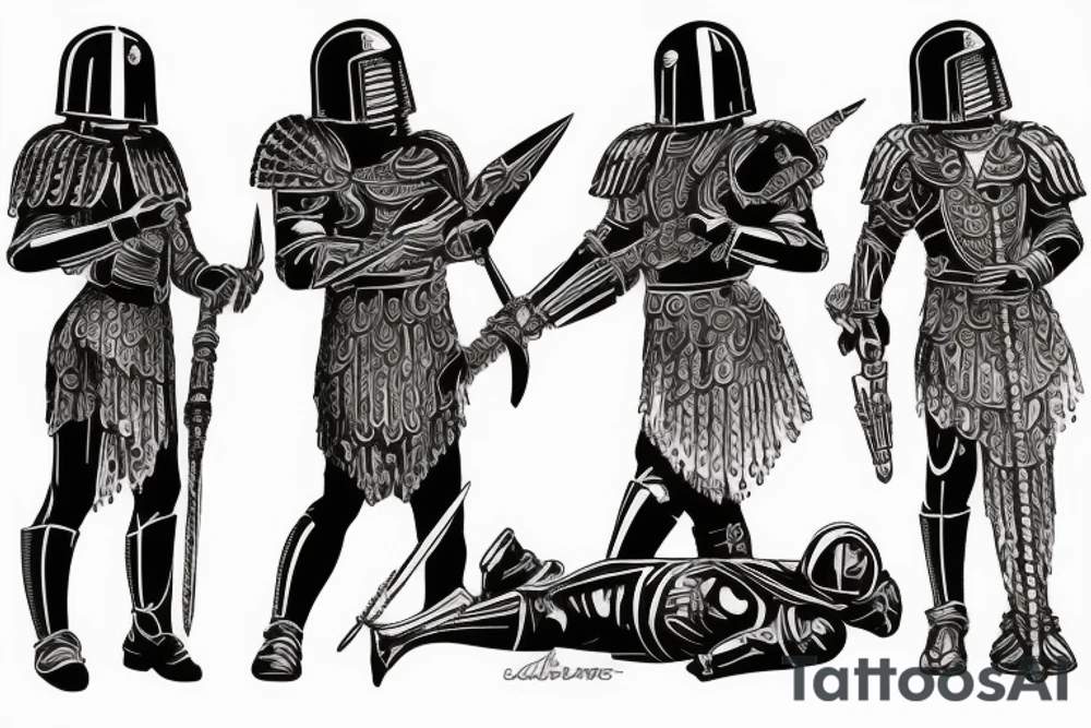 Praetorian Guard calve tattoo tattoo idea