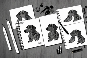 dachshund tattoo idea